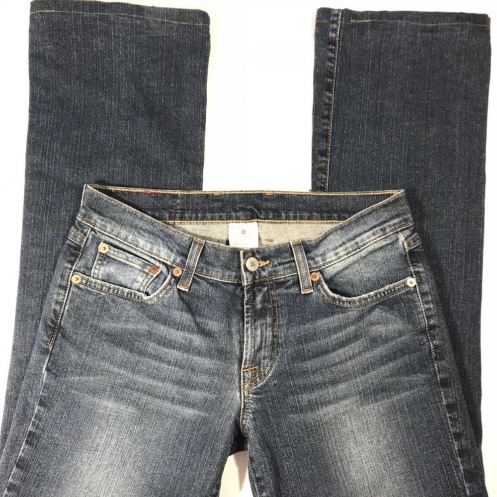 LUCKY BRAND WOMENS SIZE 4/27 MID-RISE FLARE REG